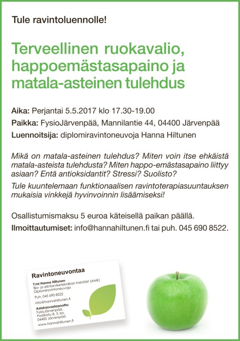 Ravintoluento Järvenpää happoemäs 5.5